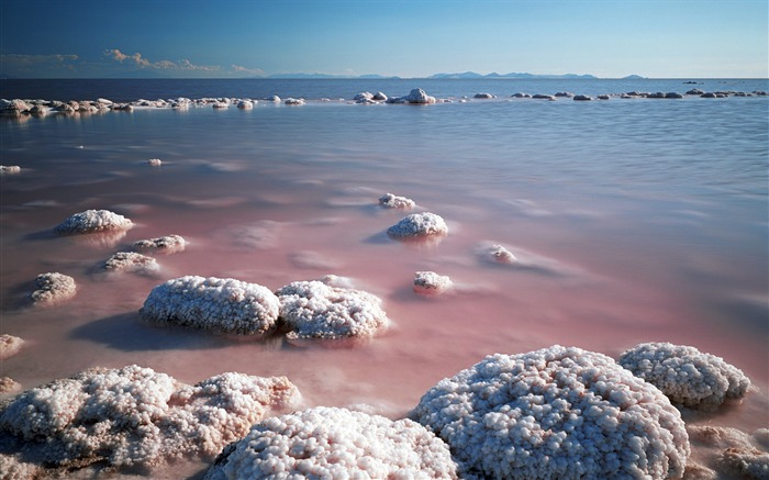 Vistas maravilhosas Papéis de parede do Mar Morto e Salt Lake 04 Visualizações:9116