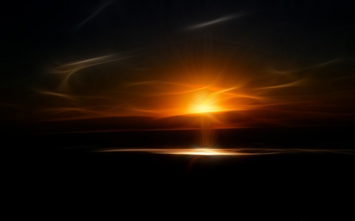 a fractal sundown-Abstract design HD wallpaper Views:11629 Date:2013/7/13 12:22:23