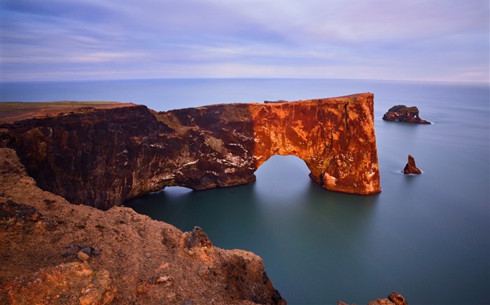 cape Islande Océan Atlantique-Nature paysage HD Fond d'écran Vues:14107