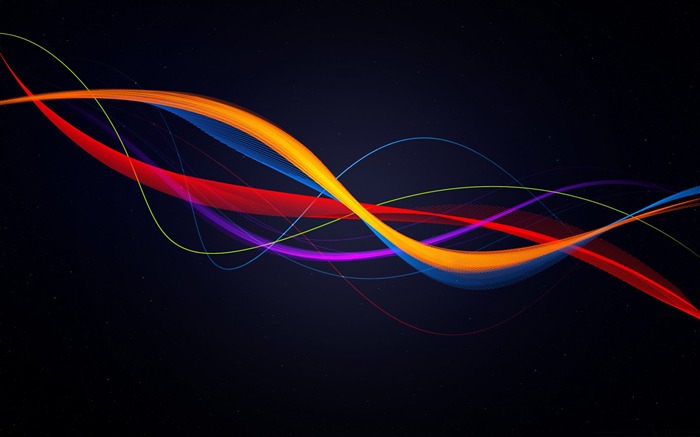 colorful waves-Abstract design HD wallpaper Views:12499 Date:2013/7/13 12:25:55