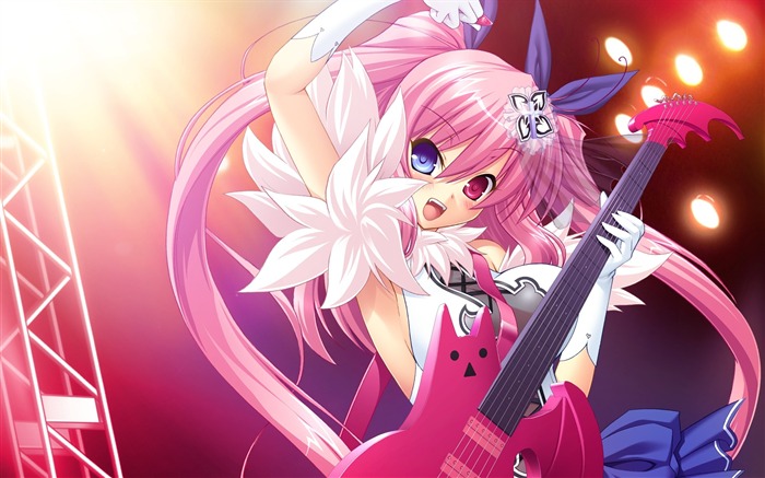 pink anime girl-Anime HD Wallpaper Views:14352 Date:2013/7/19 23:18:10