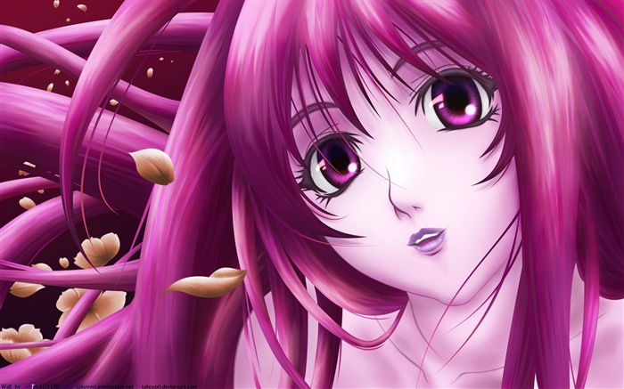 pink cute girl-Anime HD Wallpaper Views:13571 Date:2013/7/19 23:06:12