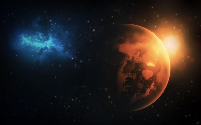 Planetas estrelas-Space Discovery HD Wallpaper Visualizações:10167