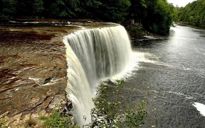 Cachoeira do rio - Papel de parede da paisagem bonita Visualizações:8638