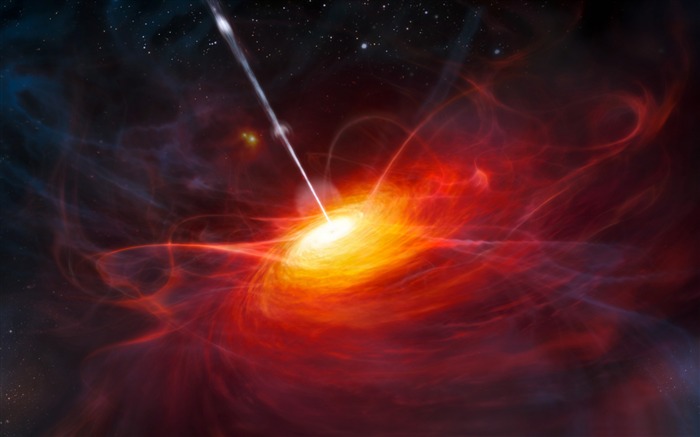 o mais distante quasar-Space Discovery HD Wallpaper Visualizações:11231