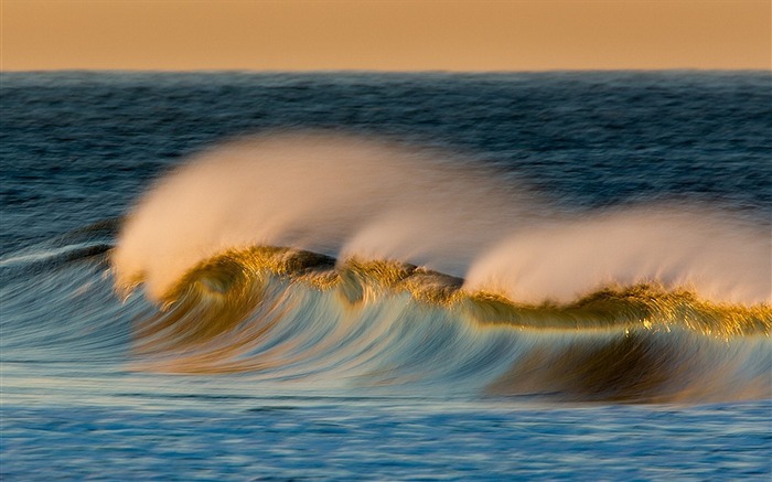 embruns des vagues océaniques-un paysage naturel Fond d'écran Vues:10798