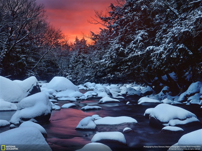 Fondo de pantalla de Snowy River Sunrise-National Geographic Vistas:8996