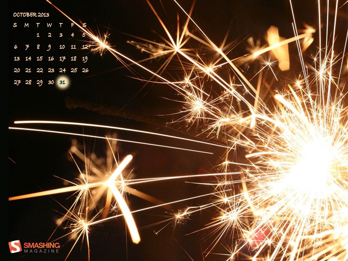 A Night To Sparkle-October 2013 Calendar Wallpaper Views:8635 Date:2013/9/30 8:31:28