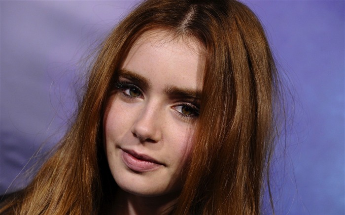 Lily Collins beauté photo HD fond d'écran Vues:8431