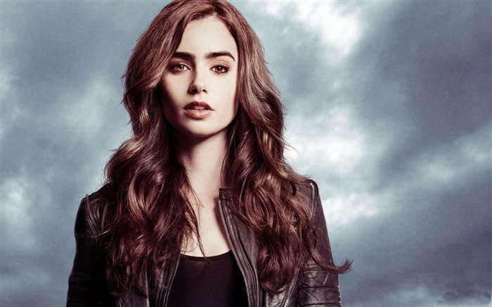 Lily Collins beauté photo HD fond d'écran Vues:11300