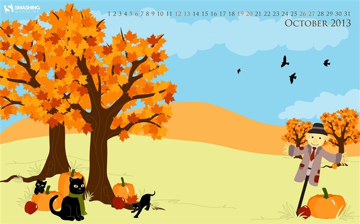 October Fun-October 2013 Calendar Wallpaper Views:8613 Date:2013/9/30 8:39:20