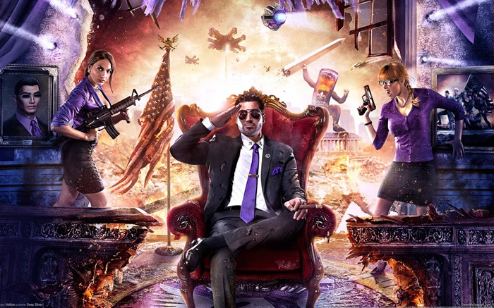 Saints Row 4 黑道圣徒 4 电脑游戏高清壁纸 浏览:11693