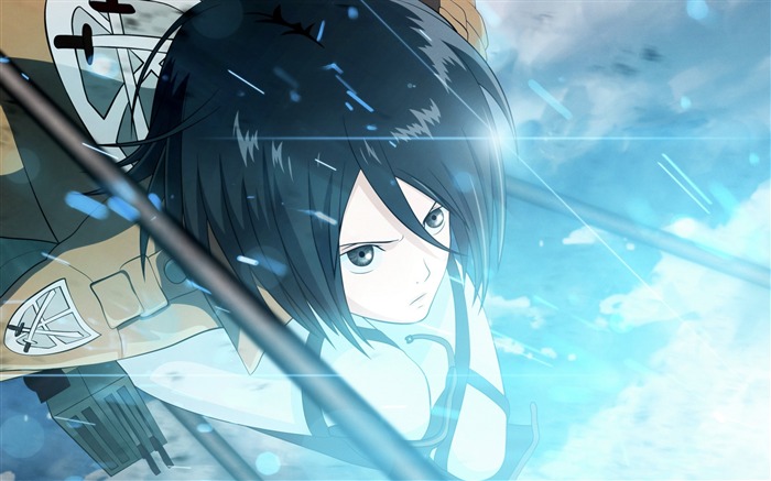 shingeki no kyojin mikasa acker-Anime fondo de pantalla HD Vistas:19154