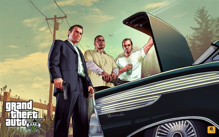 trunk-Grand Theft Auto V GTA 5 jeux HD Fond d'écran Vues:21972