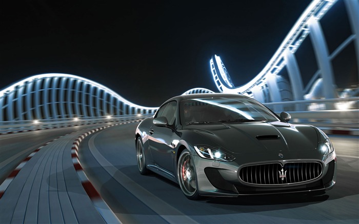 2014 Maserati GranTurismo MC Stradale fondo de pantalla HD 02 Vistas:10390