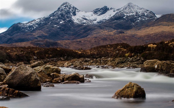 Glen Sligachan-European landscape fondo de pantalla Vistas:8671