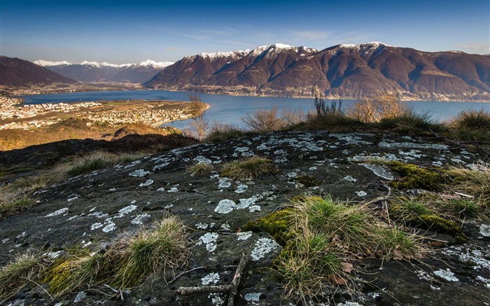 Fondo de pantalla de Lago Maggiore-European landscape Vistas:8614