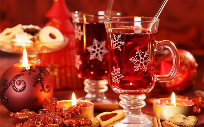 chaud liqueur de vin de vin-Christmas Fond d'écran Vues:12137