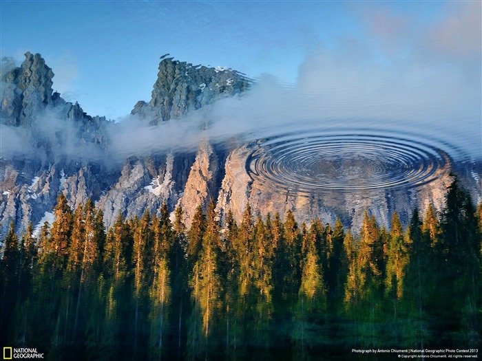 lac Carezza-National Geographic fond d'écran Vues:9805