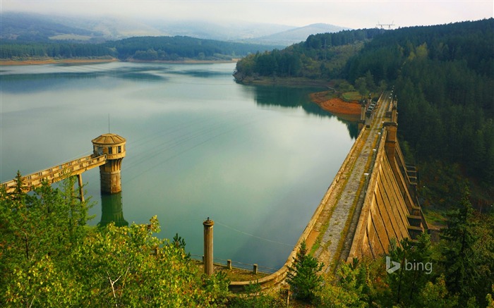 barrage du lac-Octobre 2013 Bing fond d'écran Vues:8221