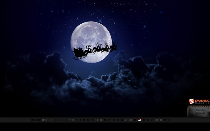 Handcrafted By Santa-December 2013 Calendar Wallpaper Views:7741 Date:2013/11/30 6:17:50