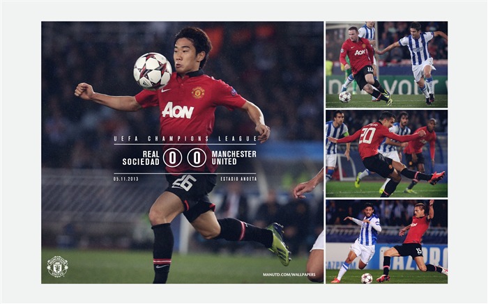 Real Sociedad 0 United 0-2013-2014 temporada HD fondo de pantalla Vistas:8946