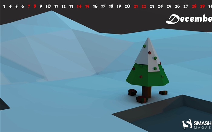 Simple As A Tree-December 2013 Calendar Wallpaper Views:6635 Date:2013/11/30 6:28:24