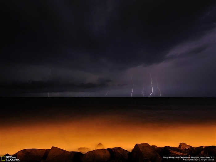 Surréaliste baie du Bengale-National Geographic fond d'écran Vues:8230