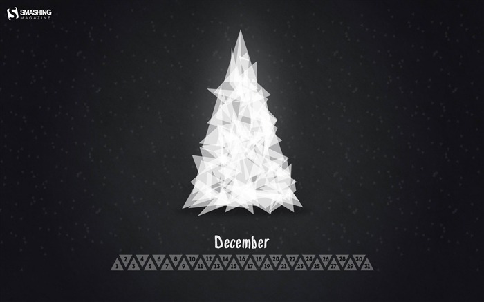 Triangle Christmas Tree-December 2013 Calendar Wallpaper Views:7425 Date:2013/11/30 6:48:57