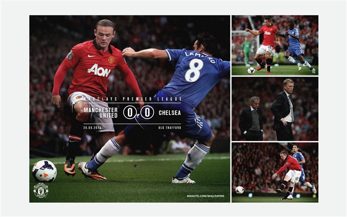 United 0 Chelsea 0-2013-2014 temporada fondo de pantalla HD Vistas:8252