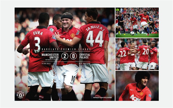 United 2 Crystal Palace 0-2013-2014 temporada Fondo de pantalla HD Vistas:7796