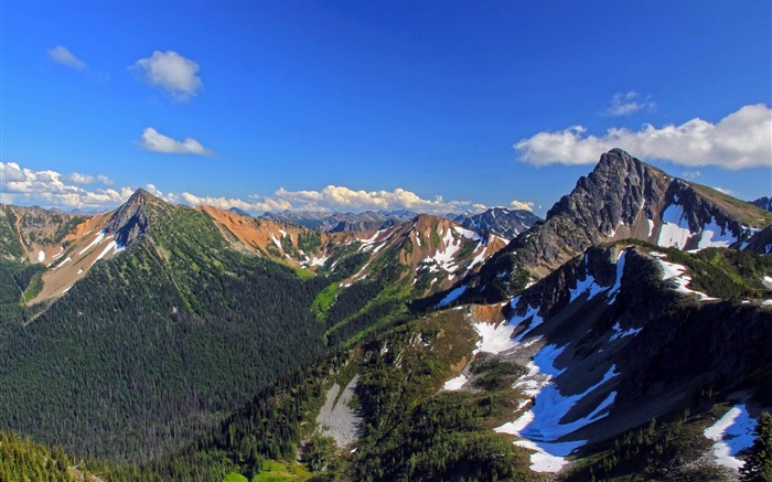 montagnes aux États-Unis-Paysage Fond d'écran Vues:10142