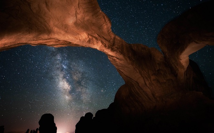 night skies in utah-Night sky HD wallpaper Views:15396 Date:2013/11/23 22:20:57