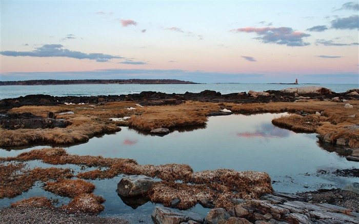 littoral matin-HD fonds d'écran Vues:7330