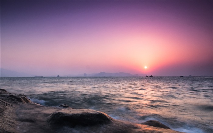 China Coast sunrise landscape photography wallpaper 04 Views:9359 Date:2013/12/3 17:59:24