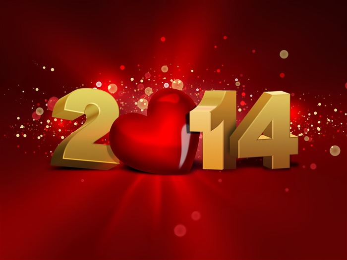 Happy New Year 2014 theme desktop Wallpaper 11 Views:7938 Date:2013/12/8 8:02:56