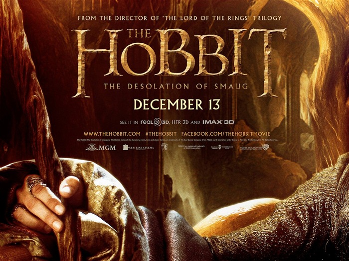 The Hobbit 2-The Desolation of Smaug Movie HD Wallpaper 01 Vistas:8666