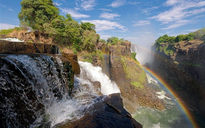 grama arco-íris rio-paisagem HD Wallpaper Visualizações:8992