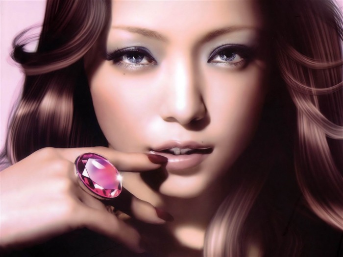 Namie Amuro pintura-foto HD Wallpaper Visualizações:17080