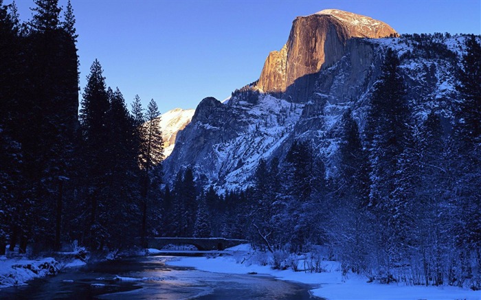 Parque nacional de Yosemite, rio Merced, Windows, papel de parede HD Visualizações:11033