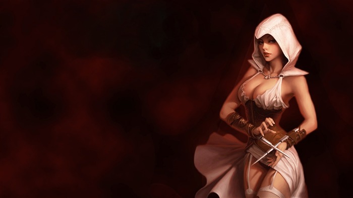 assassins creed girl - papel de parede de alta qualidade Visualizações:11119