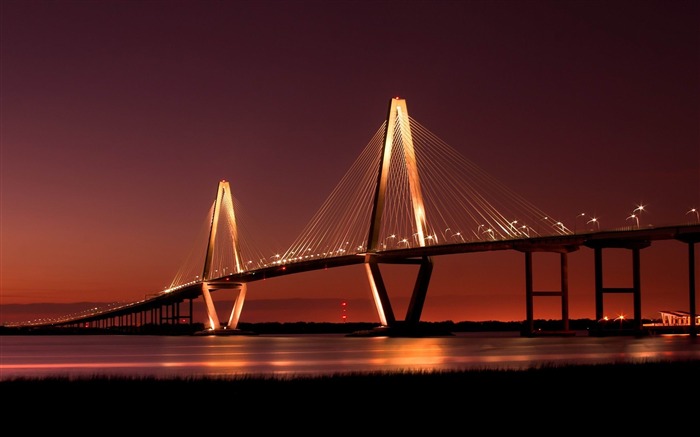 cooper river bridge-Photography HD Wallpaper Views:10006 Date:2014/1/13 8:34:01