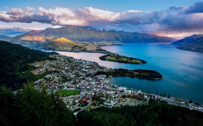 queenstown from the air-Photography HD Wallpaper Views:10623 Date:2014/1/13 8:39:15