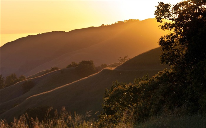 sunset in the russian ridge-Photography HD Wallpaper Views:7017 Date:2014/1/13 8:46:10