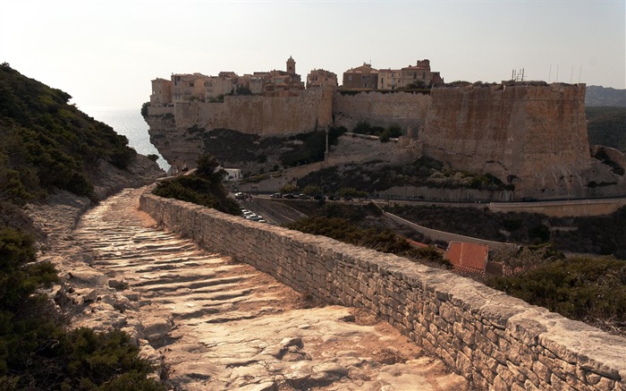 Bonifacio Corse France-Cities HD fondo de pantalla Vistas:10359