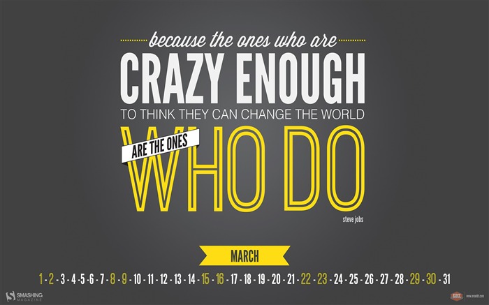 Crazy Enough-March 2014 calendar wallpaper Views:8006 Date:2014/2/28 5:41:51