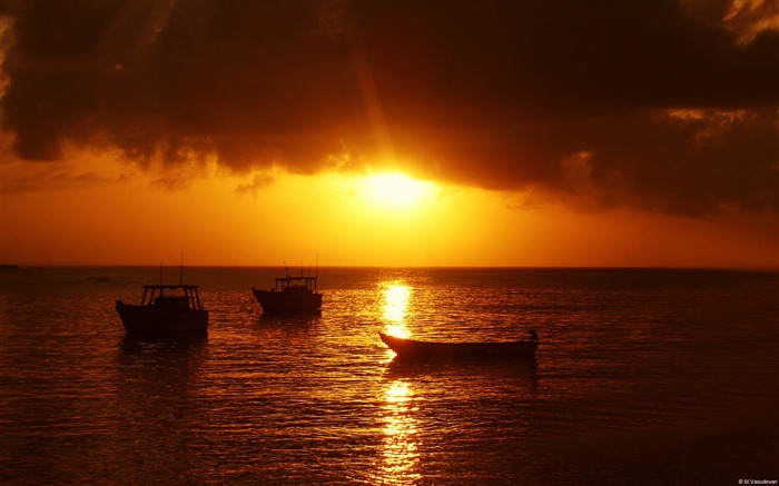 Inde Kanniyakumari Sunrise-Uni-Windows Fond d'écran Vues:9195