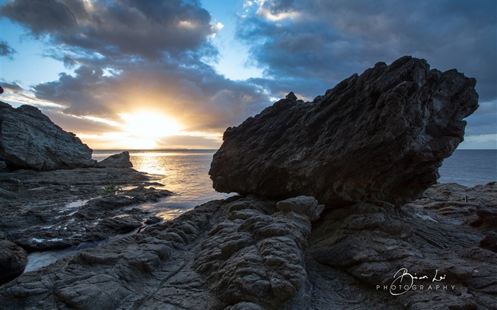 Beau décor naturel de New Zealand Nord Fond d'écran Vues:7833