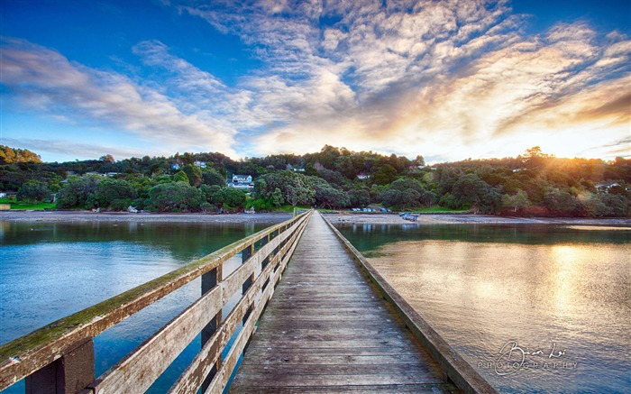 Beau décor naturel de New Zealand Nord Fond d'écran Vues:10698