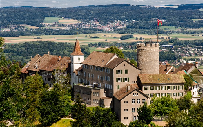 Regensberg Suiza-Ciudades HD fondo de pantalla Vistas:8049